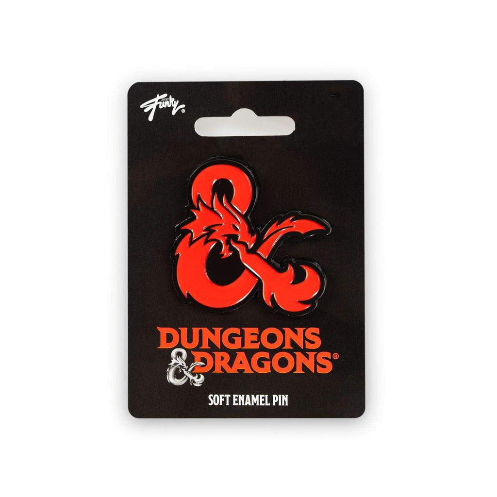 Just Funky Dungeons Collectibles | Dungeons & Dragons Ampersand Pin | Collectors Edition Soft Enamel Lapel Pin | Badge for Backp