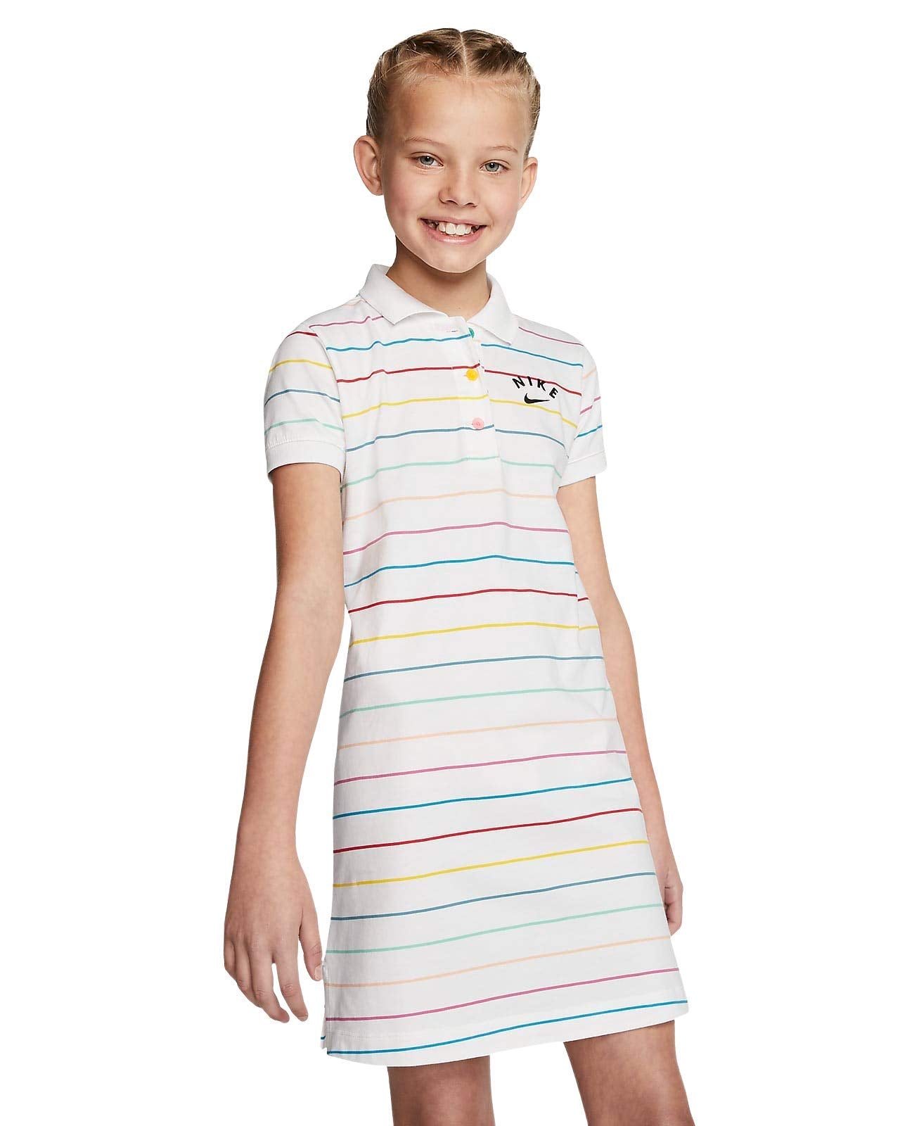Nike % Cotton Above The Knee Dress Girls School Uniform Dresses