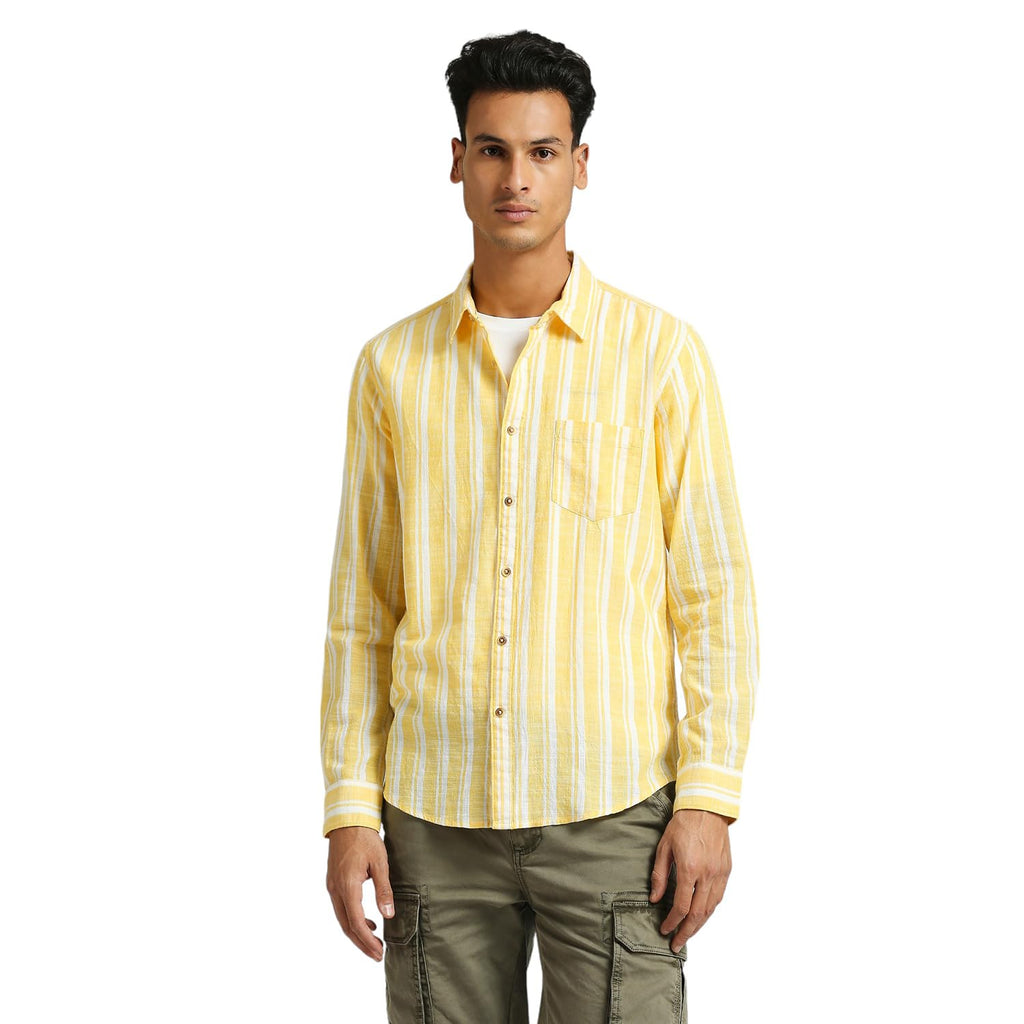 Arnaud Y/D Cotton Slub Stripes Shirt