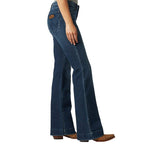 Wrangler womens Retro Mae Mid Rise Wide Leg Trouser Jeans, Sophia, 11 30 US