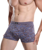 youlehe Men's Underwear Soft Rayon Boxer Briefs Stretch Trunks Pack (as1, alpha, x_l, regular, regular, 8 Pack 012)