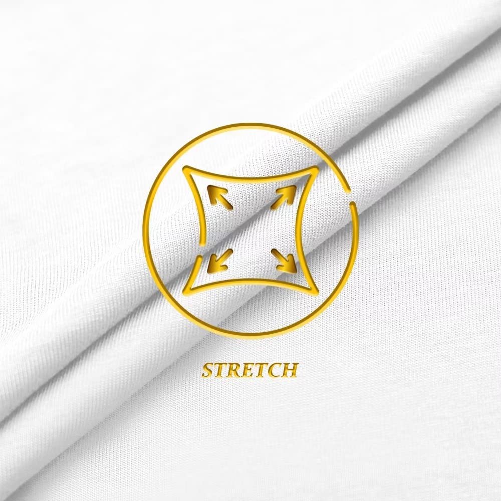 Hybrid & Company Women's Techno/Scuba Stretchy Office Pencil Skirt KSK43584 1139 White S