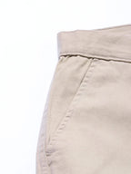 Dennis Lingo Slim Fit Beige Solid Cargo Jogger for Men