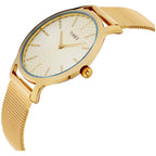 Timex Women's TW2R36100 Metropolitan 34mm Gold-Tone Stainless Steel Mesh Bracelet Watch