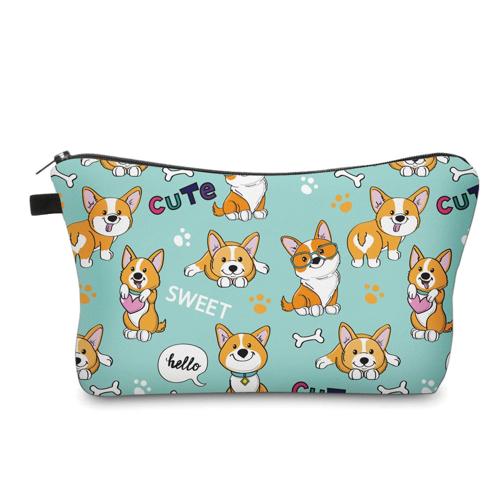 Deanfun Makeup Bag, 3pcs/set Super Funny 3D Printing Women Cosmetic Bag Multifunction Pencil Holder