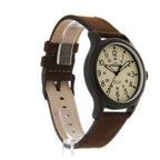 Timex Men's T49963 Expedition Scout Brown Leather Strap Watch