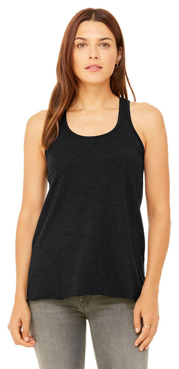 Ladies Flowy Racerback Tank - ATHLETIc HEATHER - S(D0102H7K72J)