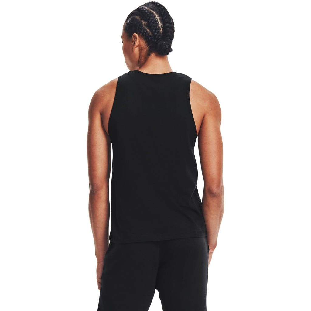 Under Armour Women's Live Sportstyle Graphic Tank, (001) Black / / White, Large