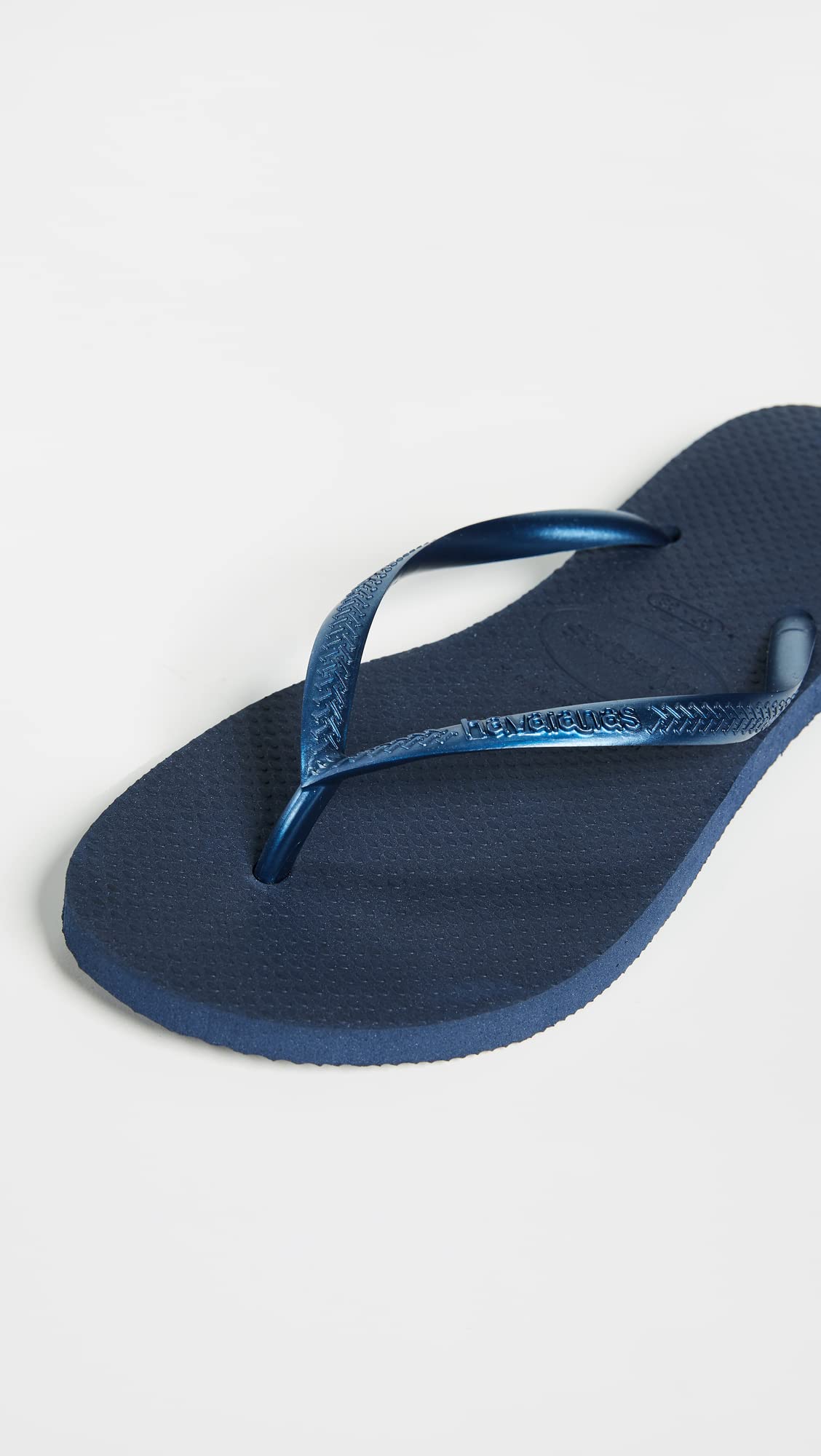 Havaianas Women's Slim Flip Flop Sandals, Navy Blue, Size 6 Women's