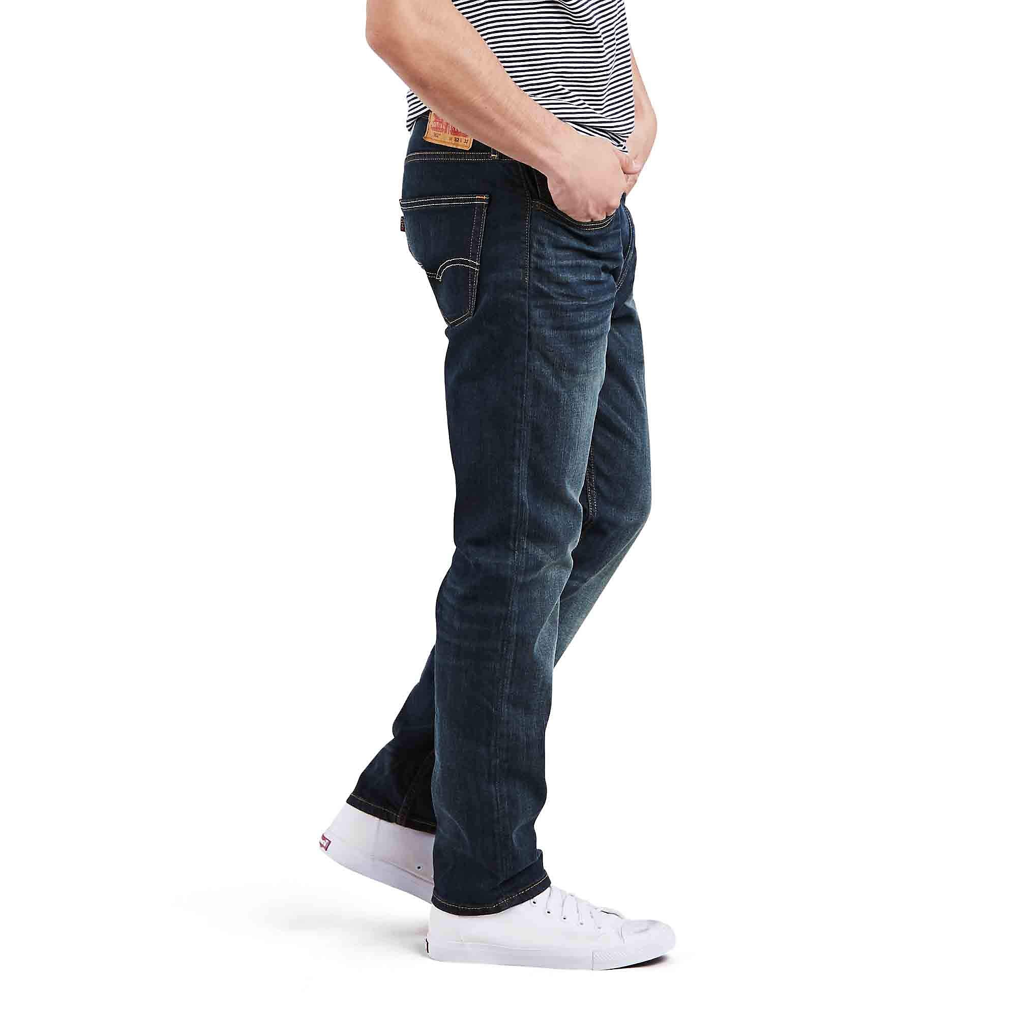 Levi's Men's 502 Taper Fit Jeans (Also Available, Rosefinch/Stretch, 48W x 30L Big Tall