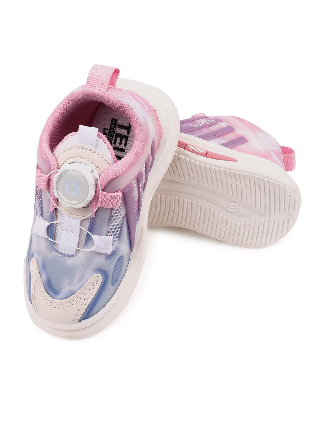 PASSION PETALS Girls Sports Sneakers | Kids Pink SlipOn Shoes | Lightweight Breathable Running Sneakers | NonSlip Casual Shoes 3