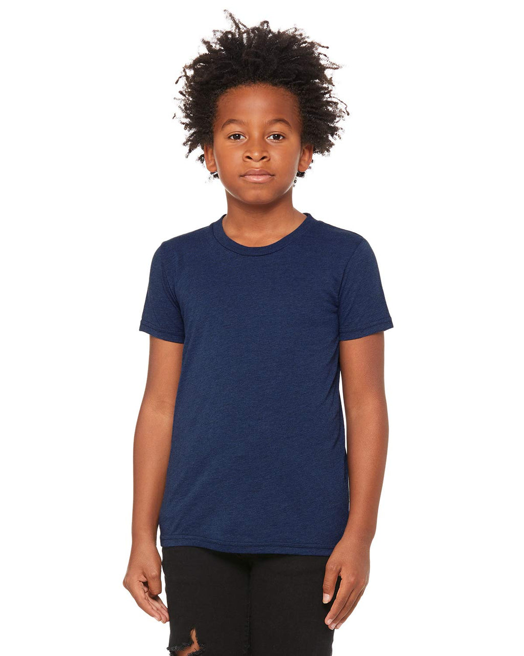 Youth Triblend Short-Sleeve T-Shirt - BLUE TRIBLEND - M(D0102H7W6V8)