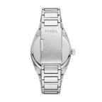 Fossil Men's Everett Quartz Stainless Steel Three-Hand Watch, Color: Silver (Model: FS6056)