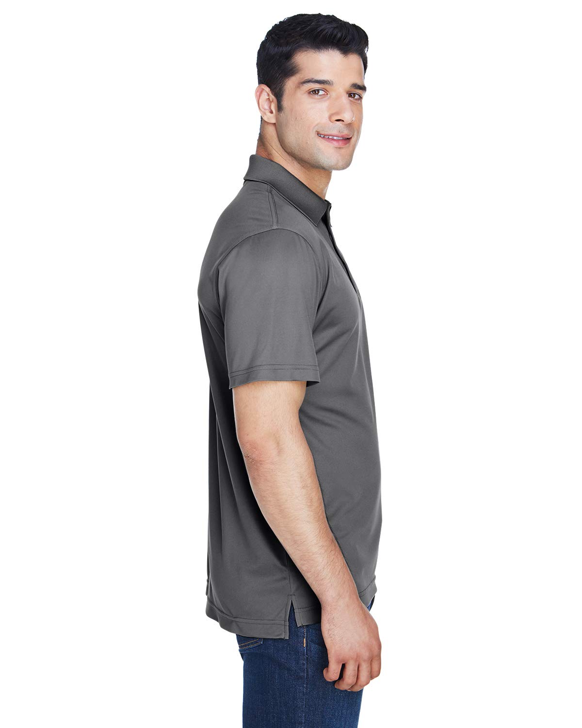 Mens 4 oz Polytech Polo - WHITE - 5XL(D0102H7YXT6)