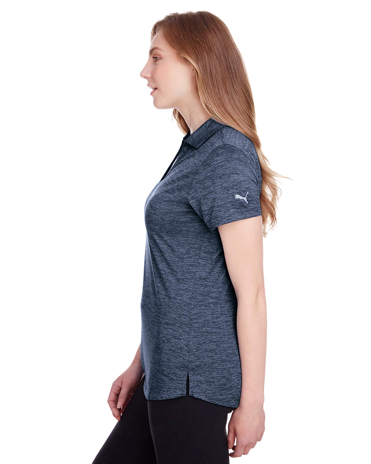 Ladies Icon Heather Polo - PUMA BLAcK - XS(D0102H7DHZT)
