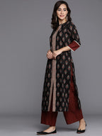 Libas WomenS Cotton Kurta Sets (20119O_Black