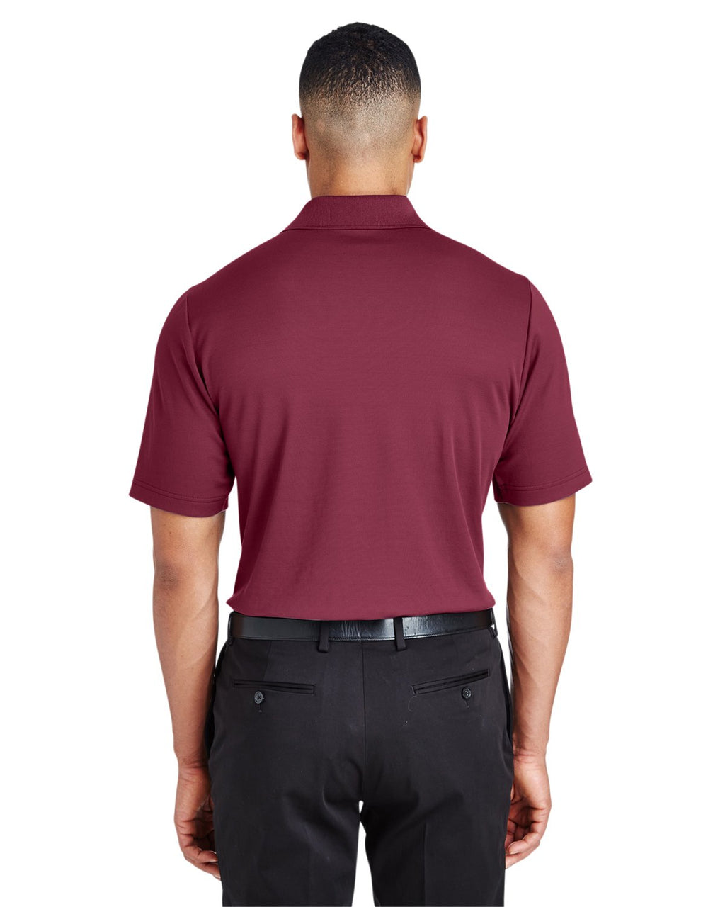crownLux PerformanceMens Plaited Polo - gRAPHITE - 2XL(D0102H7NAFP)