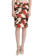 POPWINGS Casual Printed Mini Skirt for Women || Latest Stylish Western Knee-Length Women Skirt for Summer Multicolour