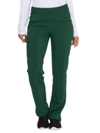 Dickies Women's Scrub Pants Natural Rise Tapered Leg Pull-On Bottoms with 7 Pockets and Knit Waistband Plus Size DK005, 4XL, Hun
