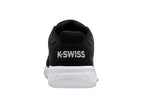 K-Swiss Women's Hypercourt Express 2 Tennis Shoe, Black/White/Silver, 8.5 M