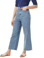 INKD Womens Stretchable Flare Jeans