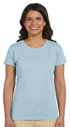 Ladies 44 oz 100% Organic cotton classic Short-Sleeve T-Shirt - BLAcK - S(D0102H7ZQY6)