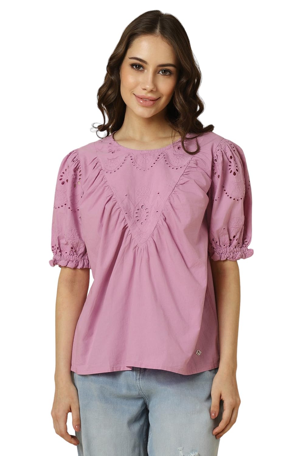 Allen Solly Women Regular Fit Casual T-Shirt