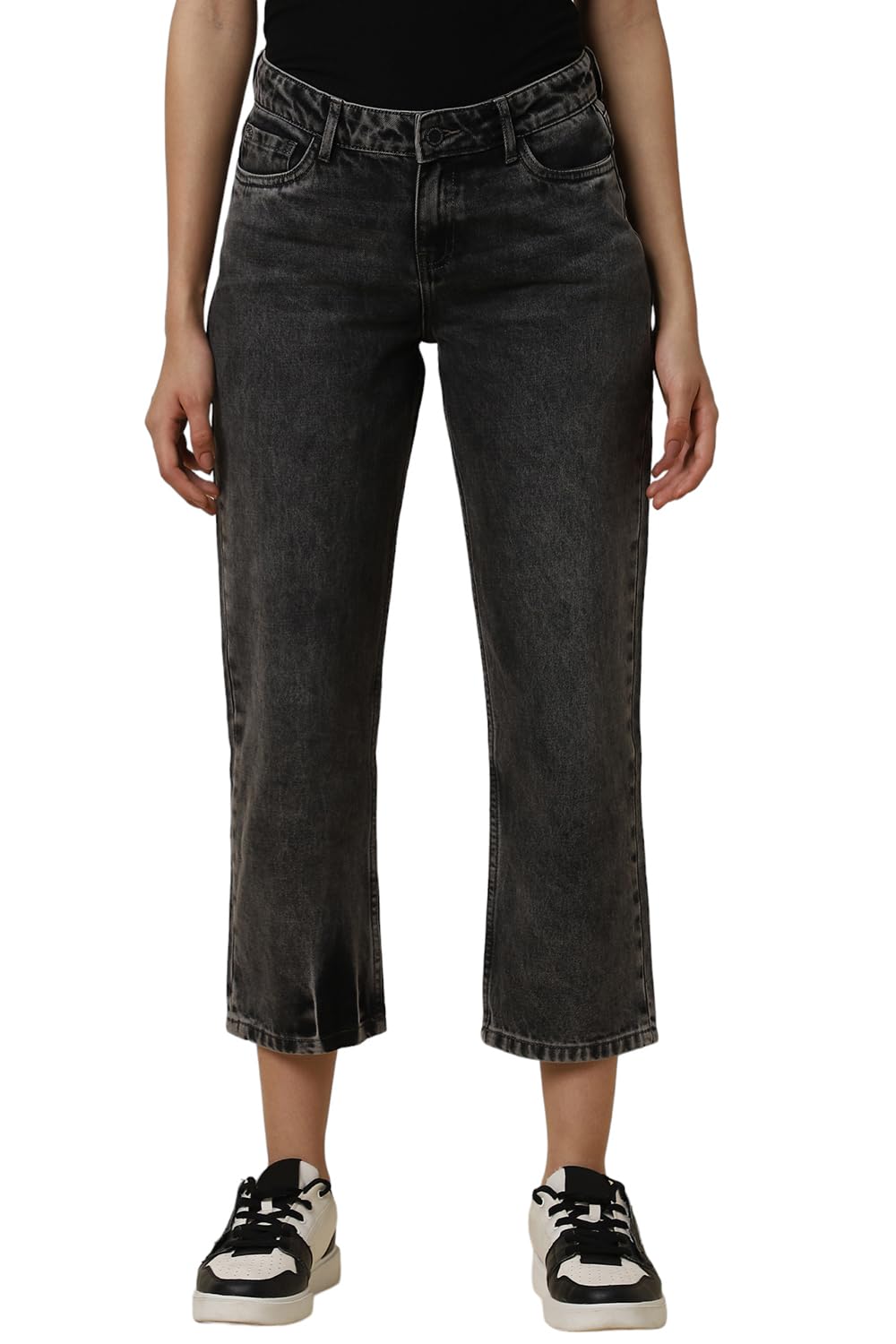 Allen Solly Women Regular Fit Solid Jeans