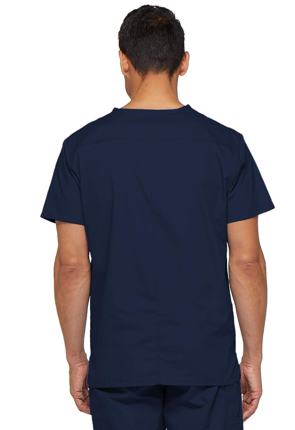 Dickies mens EDS Signature V-Neck Scrub Top Navy Small
