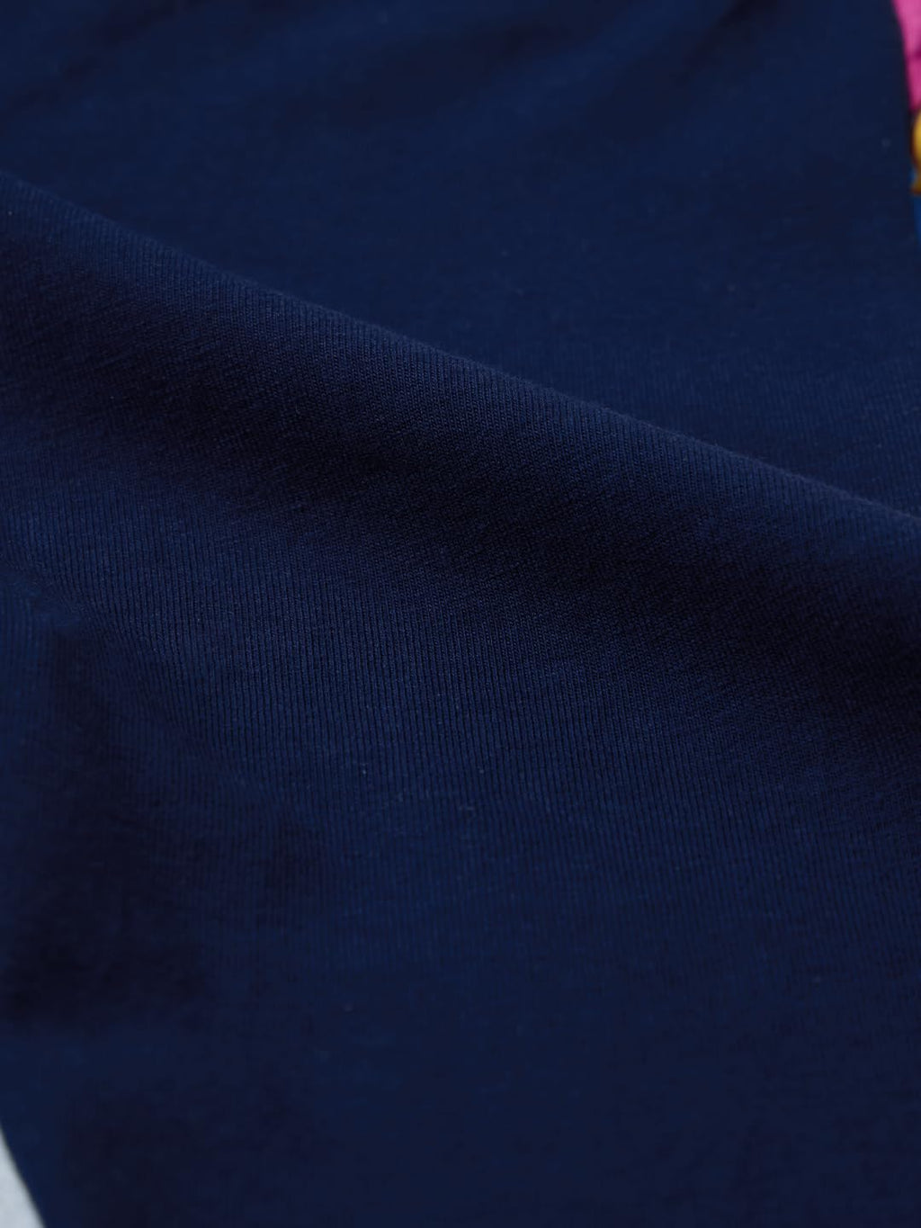 The Souled Store Swirl Girls Navy Blue Solid Cotton Leggings (2-8 Yrs)