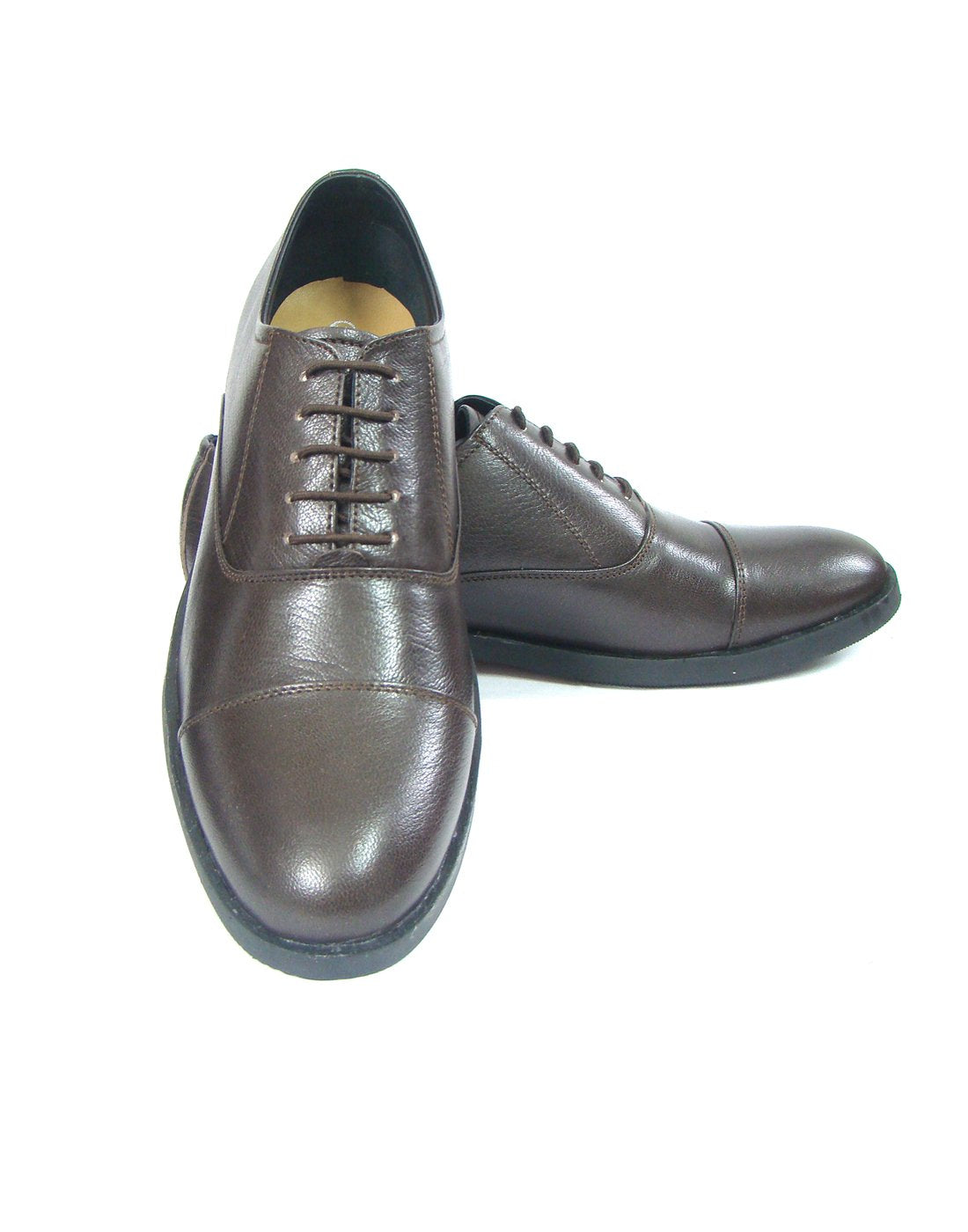 ASM Pure Leather Oxford Shoes with TPR (Thermo Plastic Rubber) Sole, Leather Insole, Fully Leather Lining and Memory Foam for Op 15