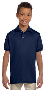 Youth SpotShieldJersey Polo - FOREST gREEN - S(D0102HI3D7W)