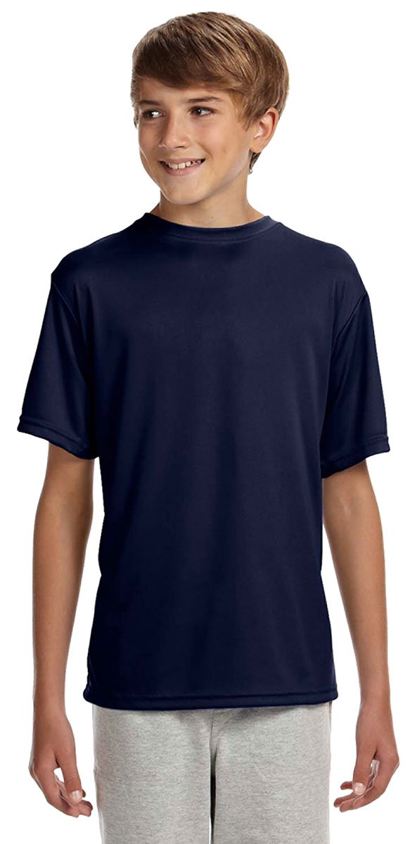 Youth cooling Performance T-Shirt - gRAPHITE - S(D0102H7KD7P)
