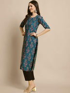 Tee Projekt Crepe Kurti & Pant Set For Women Ll Pack Of 2 Kurta Set Ll Traditional Kurta Set