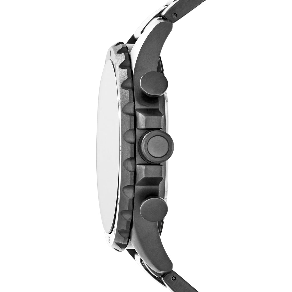 Fossil Men's Nate Quartz Stainless Steel Chronograph Watch, Color: Smoke (Model: JR1437)