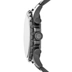 Fossil Men's Nate Quartz Stainless Steel Chronograph Watch, Color: Smoke (Model: JR1437)