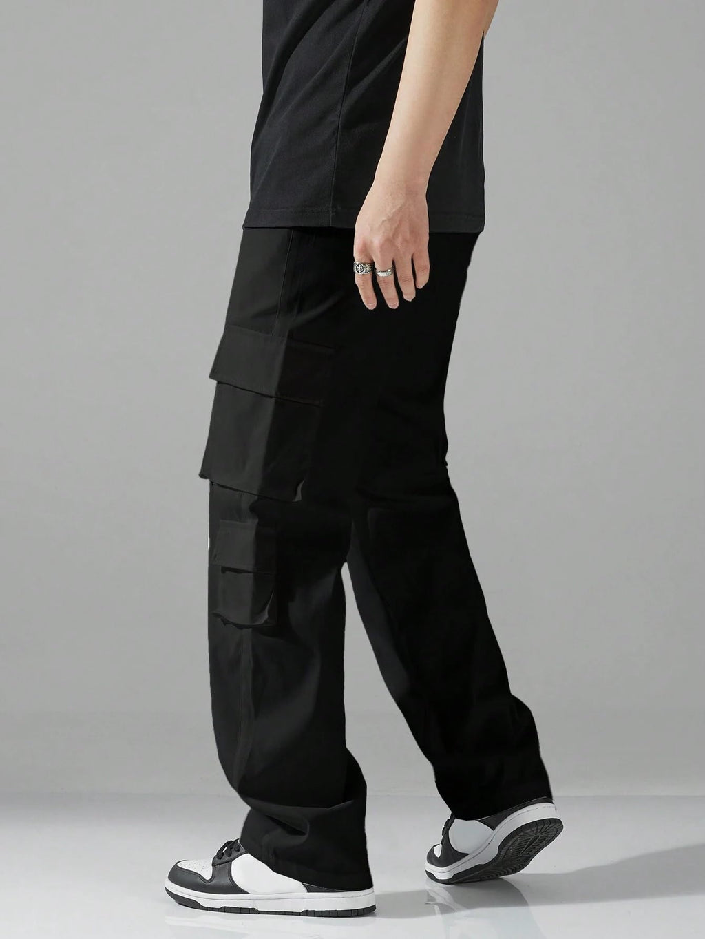 IndoPrimo Men Cargo || Men Cargo Pants || Men Cargo Pants Cotton || Cargos for Men || Men Cargo Trouser (in, Alpha, 2XL, Regular