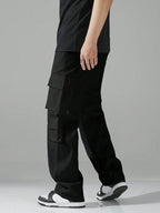 IndoPrimo Men Cargo || Men Cargo Pants || Men Cargo Pants Cotton || Cargos for Men || Men Cargo Trouser (in, Alpha, 2XL, Regular