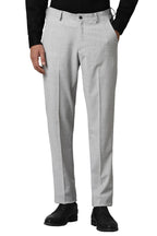 Louis Philippe Permapress Wrinkle Free Grey Formal Trousers