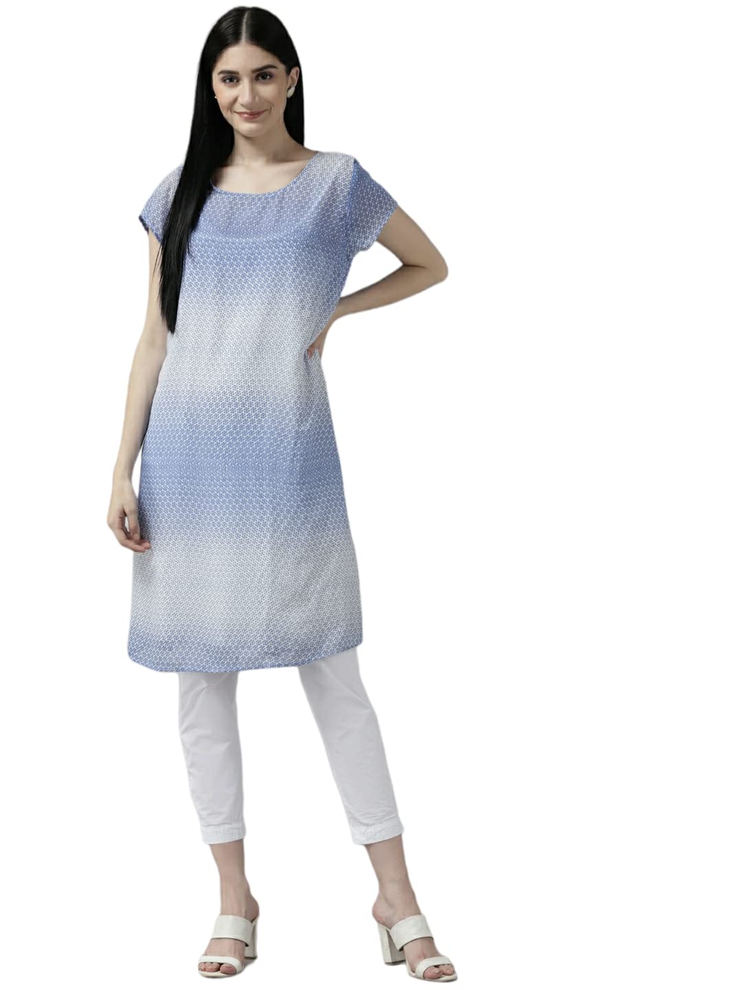 Aarika Womens Regular Fit Shirt (TP-W-M-12268_Blue S)