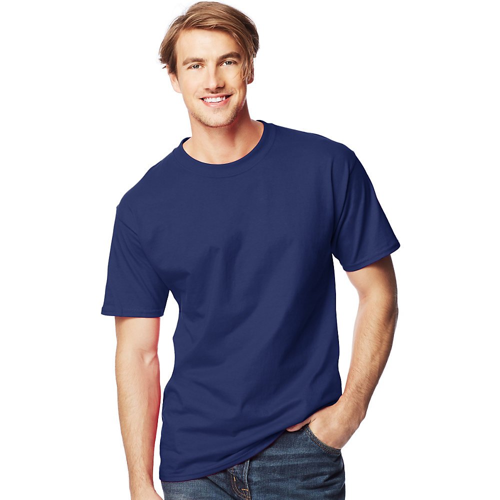 Mens Tall Beefy-T - cHARcOAL HEATHER - LT(D0102HI38ZV)
