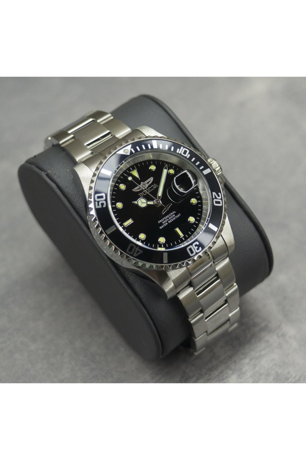 Invicta Men's Pro Diver Quartz Watch with Stainless Steel Strap, Silver, 20 (Model: 26970)