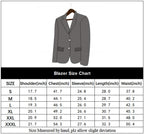 THWEI Mens Velvet Blazer One Button Slim Fit Blazer Sport Coat P-Black S