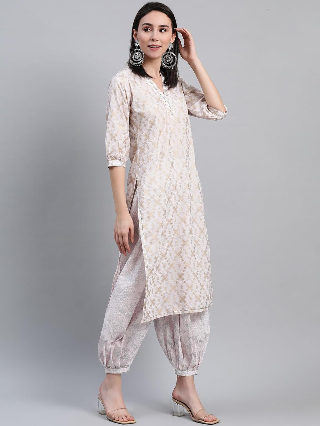 Libas WomenS Cotton Kurta Sets (6923_Pink