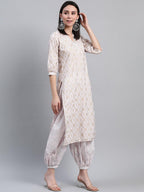 Libas WomenS Cotton Kurta Sets (6923_Pink