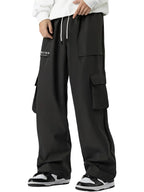Indoprimo Regular Casual Pants (Miami-Cargo Men_Black