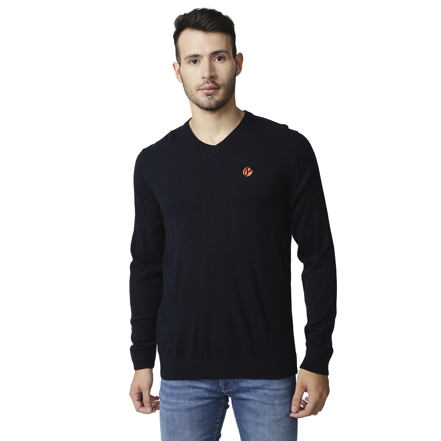 Pepe Jeans Mens Supremo Light Acro Wool Sweater, Navy,S
