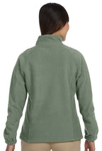 Ladies 8 oz Full-Zip Fleece - BLAcK - XS(D0102H76WQP)