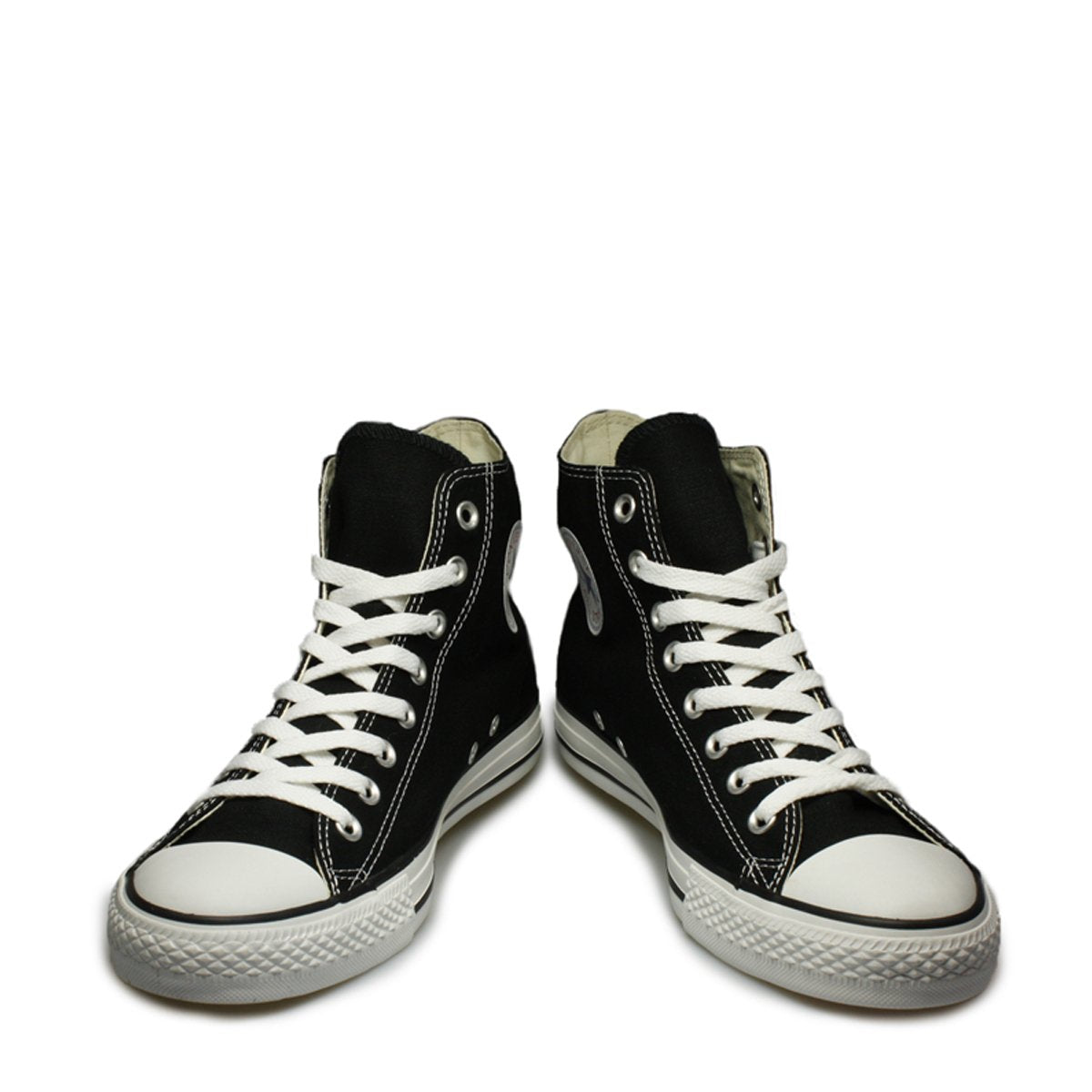 Converse Chuck Taylor All Star Canvas High Top Sneaker Black/White 8 M US Women / 6 M US Men