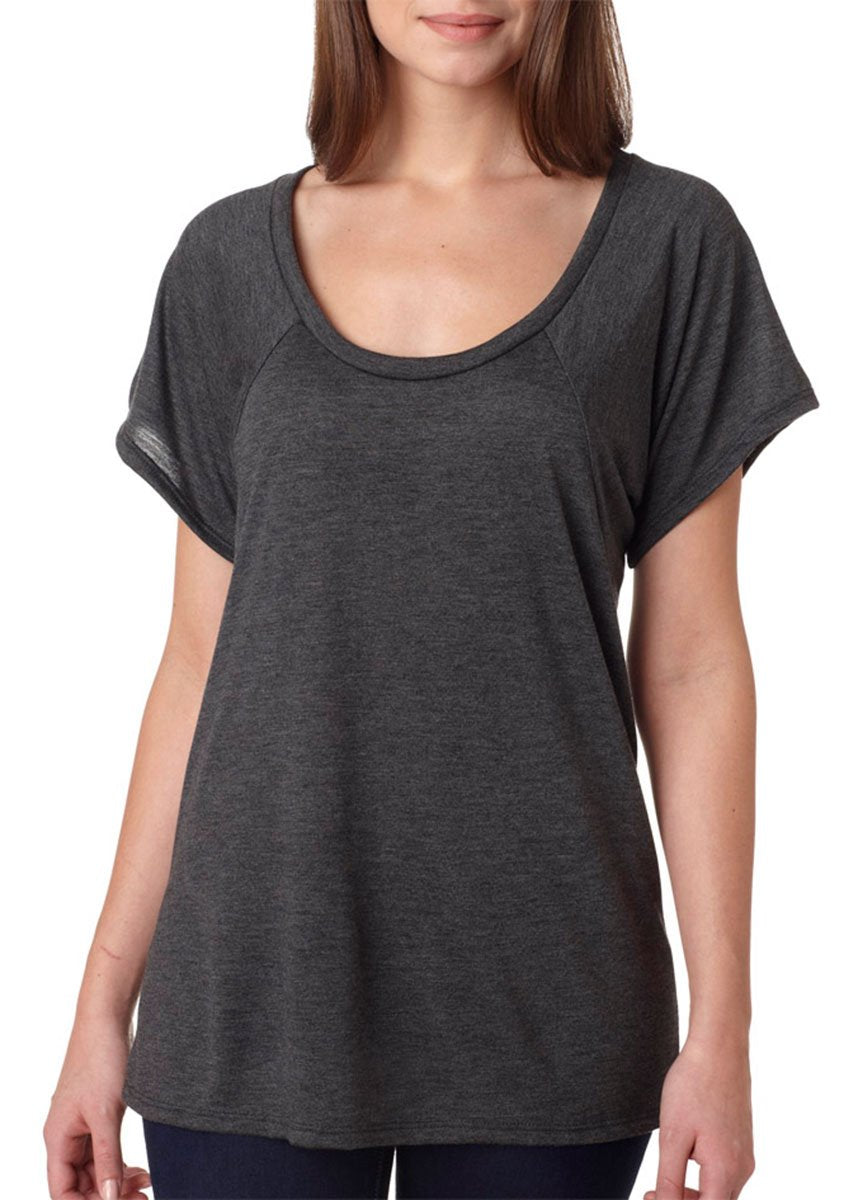 Ladies Flowy Raglan T-Shirt - WHITE - S(D0102H78SEP)